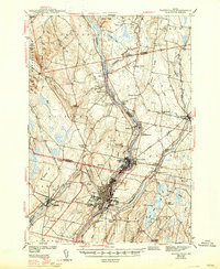 Waterville 1943 topographic map thumbnail