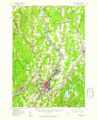 Waterville 1957 topographic map thumbnail