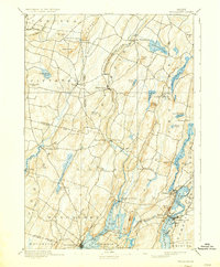 Wiscasset 1893 topographic map thumbnail