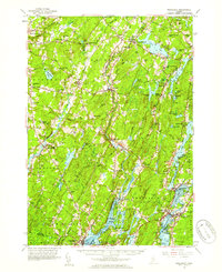Wiscasset 1957 topographic map thumbnail