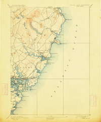 York 1893 topographic map thumbnail