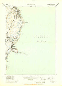 York Beach 1944 topographic map thumbnail