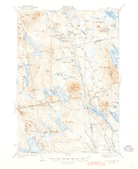 Lead Mountain 1932 topographic map thumbnail