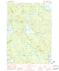 North Sebago 1983 topographic map thumbnail