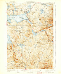 Rangeley 1939 topographic map preview