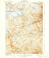 Rangeley 1939 topographic map preview