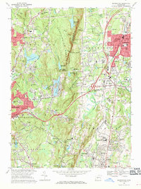 Southington 1968 topographic map thumbnail