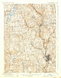 Waterbury 1904 topographic map thumbnail