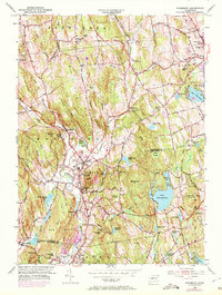 Woodbury 1955 topographic map thumbnail