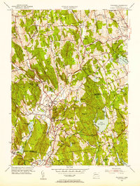 Woodbury 1955 topographic map thumbnail