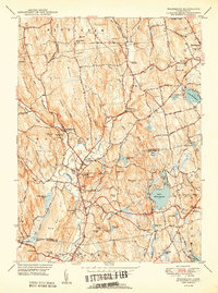 Woodbury 1950 topographic map thumbnail