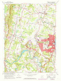 Windsor Locks 1964 topographic map thumbnail