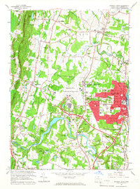 Windsor Locks 1964 topographic map thumbnail
