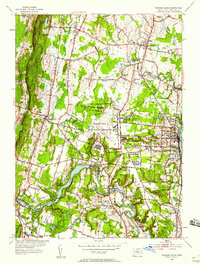 Windsor Locks 1953 topographic map thumbnail