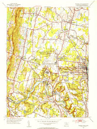 Windsor Locks 1953 topographic map thumbnail