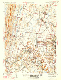 Windsor Locks 1946 topographic map thumbnail