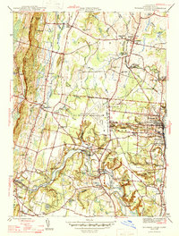 Windsor Locks 1946 topographic map thumbnail