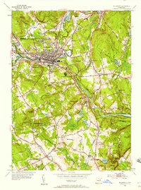 Willimantic 1953 topographic map thumbnail