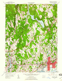 Westport 1951 topographic map thumbnail