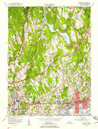 Westport 1951 topographic map thumbnail