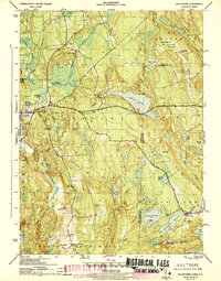 Voluntown 1943 topographic map thumbnail