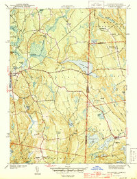 Voluntown 1943 topographic map thumbnail