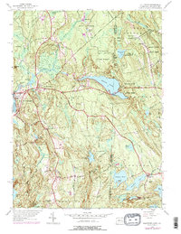 Voluntown 1953 topographic map thumbnail