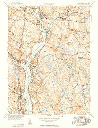 Uncasville 1952 topographic map thumbnail