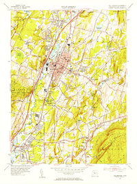 Wallingford 1954 topographic map thumbnail