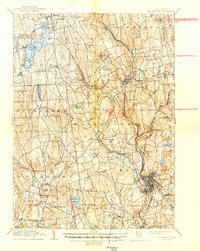 Waterbury 1904 topographic map thumbnail
