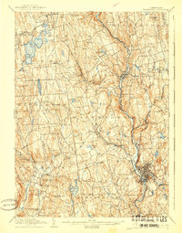 Waterbury 1904 topographic map thumbnail