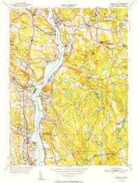 Uncasville 1952 topographic map thumbnail