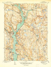 Uncasville 1941 topographic map thumbnail