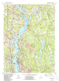 Uncasville 1984 topographic map thumbnail