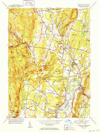 Tariffville 1951 topographic map preview