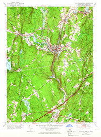 Stafford Springs 1952 topographic map preview