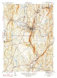 Stafford Springs 1946 topographic map preview