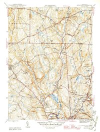 Spring Hill 1945 topographic map preview