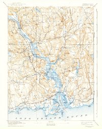 Saybrook 1893 topographic map thumbnail