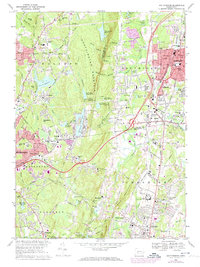 Southington 1968 topographic map thumbnail