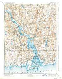 Saybrook 1893 topographic map thumbnail