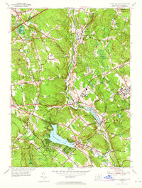 South Coventry 1953 topographic map thumbnail