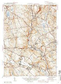 South Coventry 1944 topographic map thumbnail