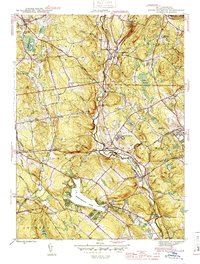South Coventry 1944 topographic map thumbnail