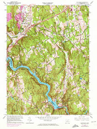 Southbury 1964 topographic map thumbnail