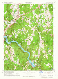 Southbury 1964 topographic map thumbnail