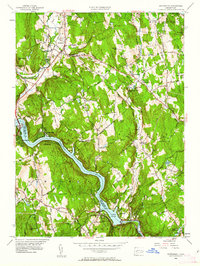 Southbury 1953 topographic map thumbnail