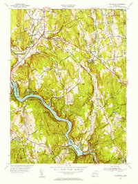 Southbury 1953 topographic map thumbnail