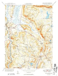South Canaan 1950 topographic map thumbnail