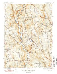 Roxbury 1949 topographic map thumbnail